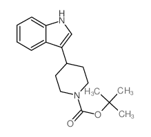 tert-butyl 4-(1H-indol-3-yl)piperidine-1-carboxylate Structure