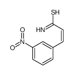 3-(3-nitrophenyl)prop-2-enethioamide Structure