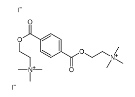 trimethyl-[2-[4-[2-(trimethylazaniumyl)ethoxycarbonyl]benzoyl]oxyethyl]azanium,diiodide结构式