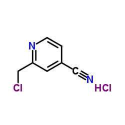 2-(Chloromethyl)isonicotinonitrile hydrochloride Structure