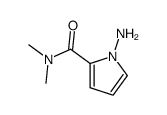 1H-Pyrrole-2-carboxamide,1-amino-N,N-dimethyl-(9CI) structure