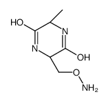 2,5-Piperazinedione,3-[(aminooxy)methyl]-6-methyl-,(3R-cis)-(9CI)结构式