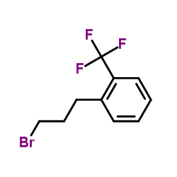 1-(3-Bromopropyl)-2-(trifluoromethyl)benzene structure