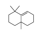 1,1,4a-Trimethyl-Δ8-octalin结构式