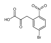 (5-bromo-2-nitro-phenyl)-pyruvic acid Structure