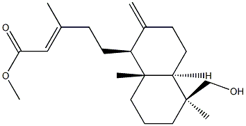 (13E)-19-Hydroxylabda-8(17),13-dien-15-oic acid methyl ester picture