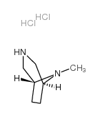 8-methyl-3,8-diazabicyclo[3.2.1]octane dihydrochloride structure