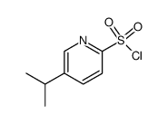 5-isopropyl-pyridine-2-sulfonyl chloride Structure