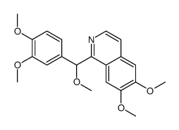 1-[(3,4-dimethoxyphenyl)-methoxymethyl]-6,7-dimethoxyisoquinoline Structure