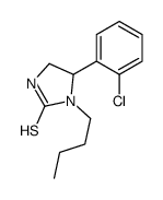 1-butyl-5-(2-chlorophenyl)imidazolidine-2-thione结构式