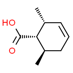 3-Cyclohexene-1-carboxylicacid,2,6-dimethyl-,[1S-(1alpha,2alpha,6beta)]-(9CI) Structure