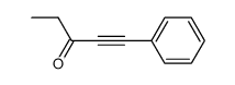 1-phenyl-pent-1-yn-3-one Structure