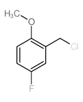 2-氯甲基-4-氟-1-甲氧基苯结构式