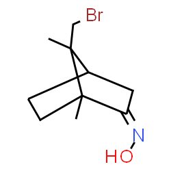 (1S,4R,7S,Z)-7-(bromomethyl)-1,7-dimethylbicyclo[2.2.1]heptan-2-one oxime picture