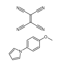 TCNE-1-(p-Methoxyphenyl)-pyrrol-Komplex Structure