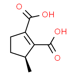 1-Cyclopentene-1,2-dicarboxylic acid, 3-methyl-, (S)-(-)- (8CI) Structure