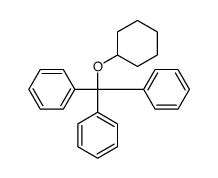 Cyclohexyl(triphenylmethyl) ether Structure