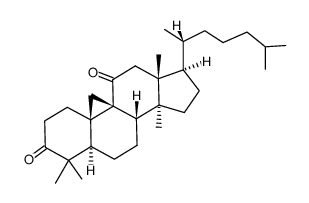 3,11-Dioxo-cycloartan Structure
