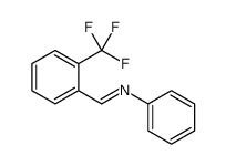 N-phenyl-1-[2-(trifluoromethyl)phenyl]methanimine结构式