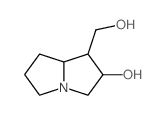 1H-Pyrrolizine-1-methanol,hexahydro-2-hydroxy-, (1R,2S,7aR)-rel- Structure