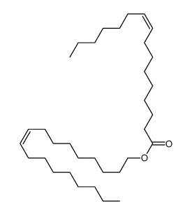 (Z)-9-Hexadecenoic acid (Z)-9-octadecenyl ester Structure