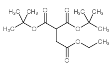 1-O,1-O-ditert-butyl 2-O-ethyl ethane-1,1,2-tricarboxylate Structure