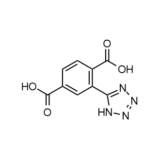 2-(2H-Tetrazol-5-yl)-terephthalicacid Structure