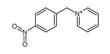 1-[(4-nitrophenyl)methyl]pyridin-1-ium结构式