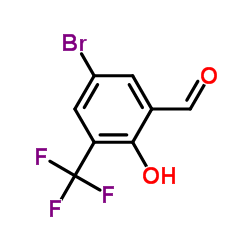 5-Bromo-2-hydroxy-3-(trifluoromethyl)benzaldehyde picture