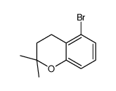 5-溴-2,2-二甲基苯并二氢吡喃结构式