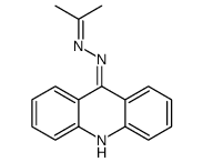 N-(propan-2-ylideneamino)acridin-9-amine结构式