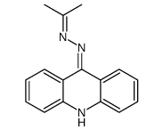 N-(propan-2-ylideneamino)acridin-9-amine Structure