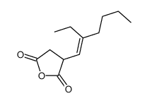 3-(2-ethylhex-1-enyl)oxolane-2,5-dione结构式