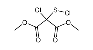 dimethyl 2-chloro-2-(chlorothio)propanedioate Structure