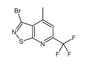 3-Bromo-4-methyl-6-(trifluoromethyl)isothiazolo[5,4-b]pyridine Structure