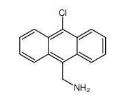 C-(10-CHLORO-ANTHRACEN-9-YL)-METHYLAMINE Structure