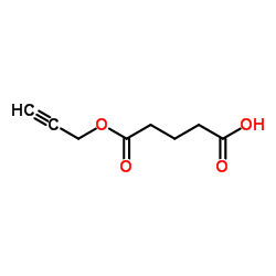 5-Oxo-5-(2-propyn-1-yloxy)pentanoic acid结构式