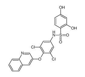 2,4-二氯-N-[3,5-二氯-4-(喹啉-3-基氧基)苯基]苯磺酰胺图片