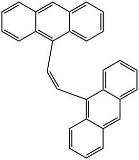 (Z)-1,2-Bis(9-anthryl)ethene结构式