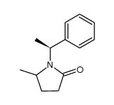5-methyl-1-((S)-1-phenylethyl)pyrrolidin-2-one Structure