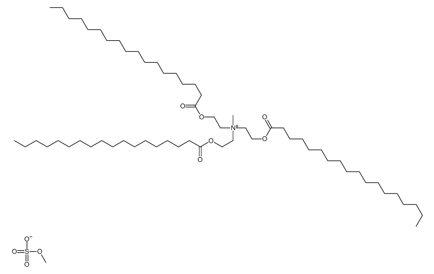 methyltris[2-[(1-oxooctadecyl)oxy]ethyl]ammonium methyl sulphate picture