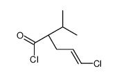 (2S)-5-chloro-2-propan-2-ylpent-4-enoyl chloride Structure