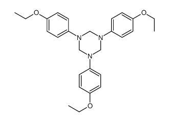 1,3,5-tris(4-ethoxyphenyl)-1,3,5-triazinane结构式