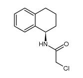 (R)-(+)-N-(1,2,3,4-tetrahydronaphthalen-1-yl)chloroacetamide结构式