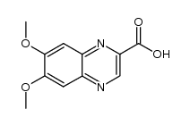 6,7-dimethoxyquinoxaline-2-carboxylic acid结构式