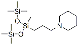 1-[3-[Bis(trimethylsilyloxy)(methyl)silyl]propyl]piperidine Structure