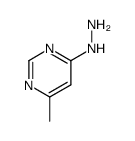 4(1H)-Pyrimidinone, 6-methyl-, hydrazone (9CI)结构式