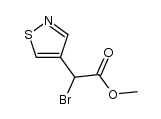 bromo-isothiazol-4-yl-acetic acid methyl ester Structure