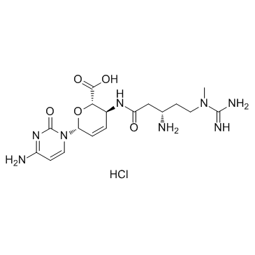 blasticidin s hydrochloride Structure