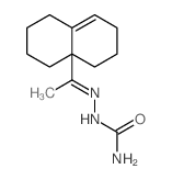Hydrazinecarboxamide,2-[1-(2,3,4,6,7,8-hexahydro-8a(1H)-naphthalenyl)ethylidene]- picture